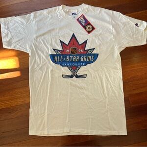 Vintage 1998 NHL All Star Game Vancouver Shirt NWT Pro Player XL